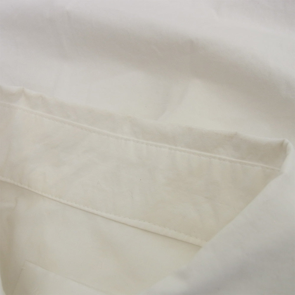 マメクロゴウチ MM23PF-SH711 Nidom Cotton Oversized Shirt ニドム コットン オーバーサイズ 長袖 シャツ ホワイト系 2【中古】