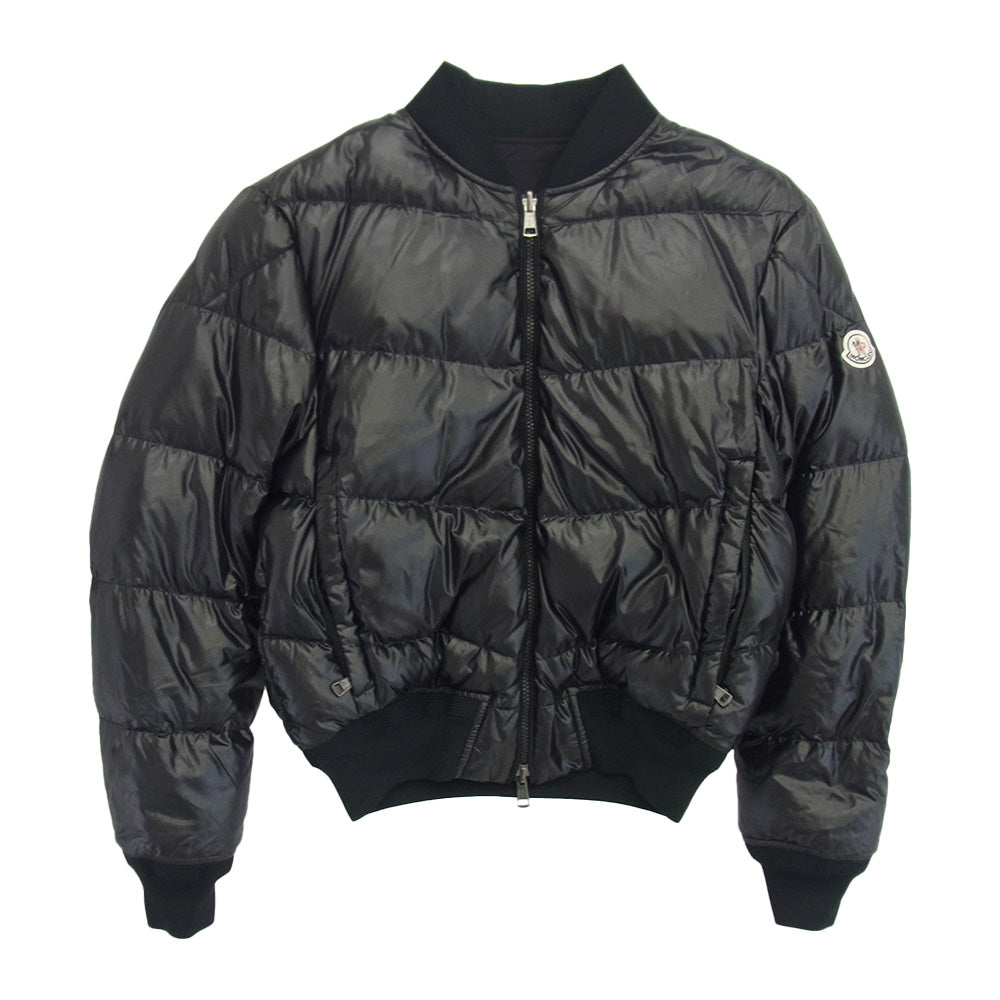 MONCLER モンクレール D20914041505 GRANVILLE グランヴィル リバーシブル ダウンジャケット MA-1 ブラック系 2【美品】【中古】