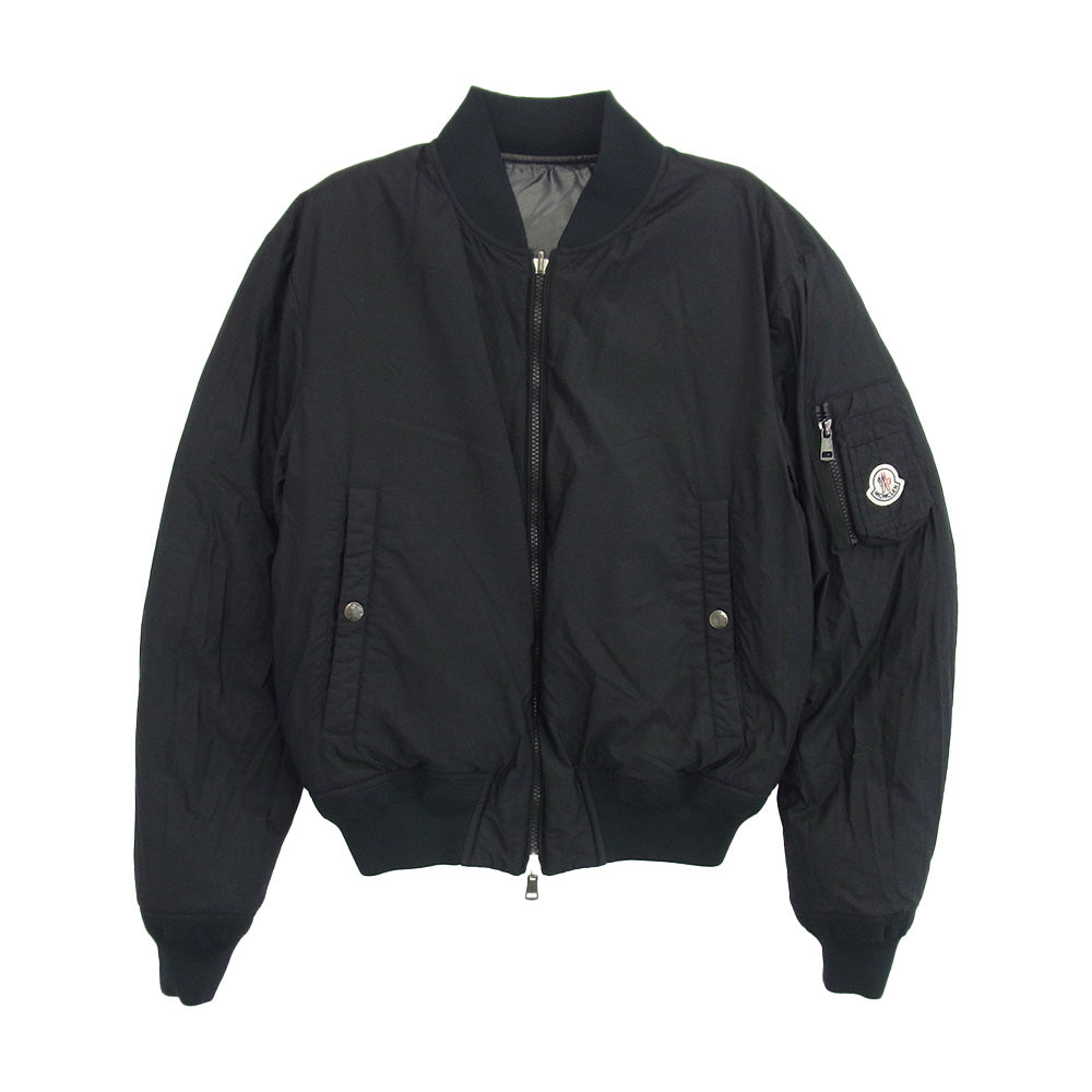 MONCLER モンクレール D20914041505 GRANVILLE グランヴィル リバーシブル ダウンジャケット MA-1 ブラック系 2【美品】【中古】
