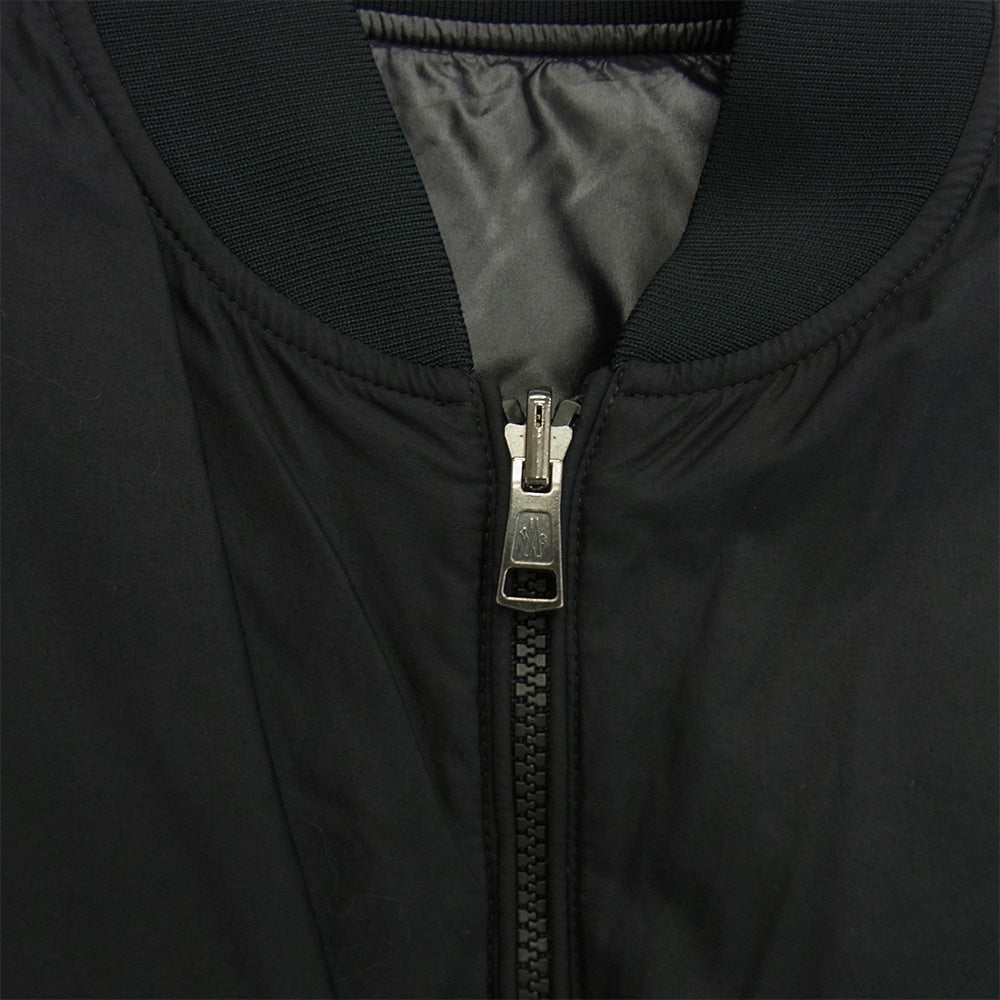 MONCLER モンクレール D20914041505 GRANVILLE グランヴィル リバーシブル ダウンジャケット MA-1 ブラック系 2【美品】【中古】