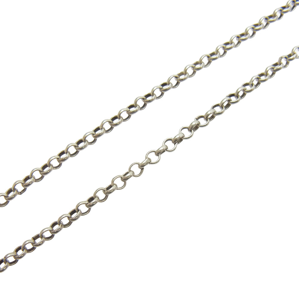 CHROME HEARTS クロムハーツ（原本無） NECKCHAIN R18 ロールチェーン 18inch ネックレス 18インチ シルバー系【中古】