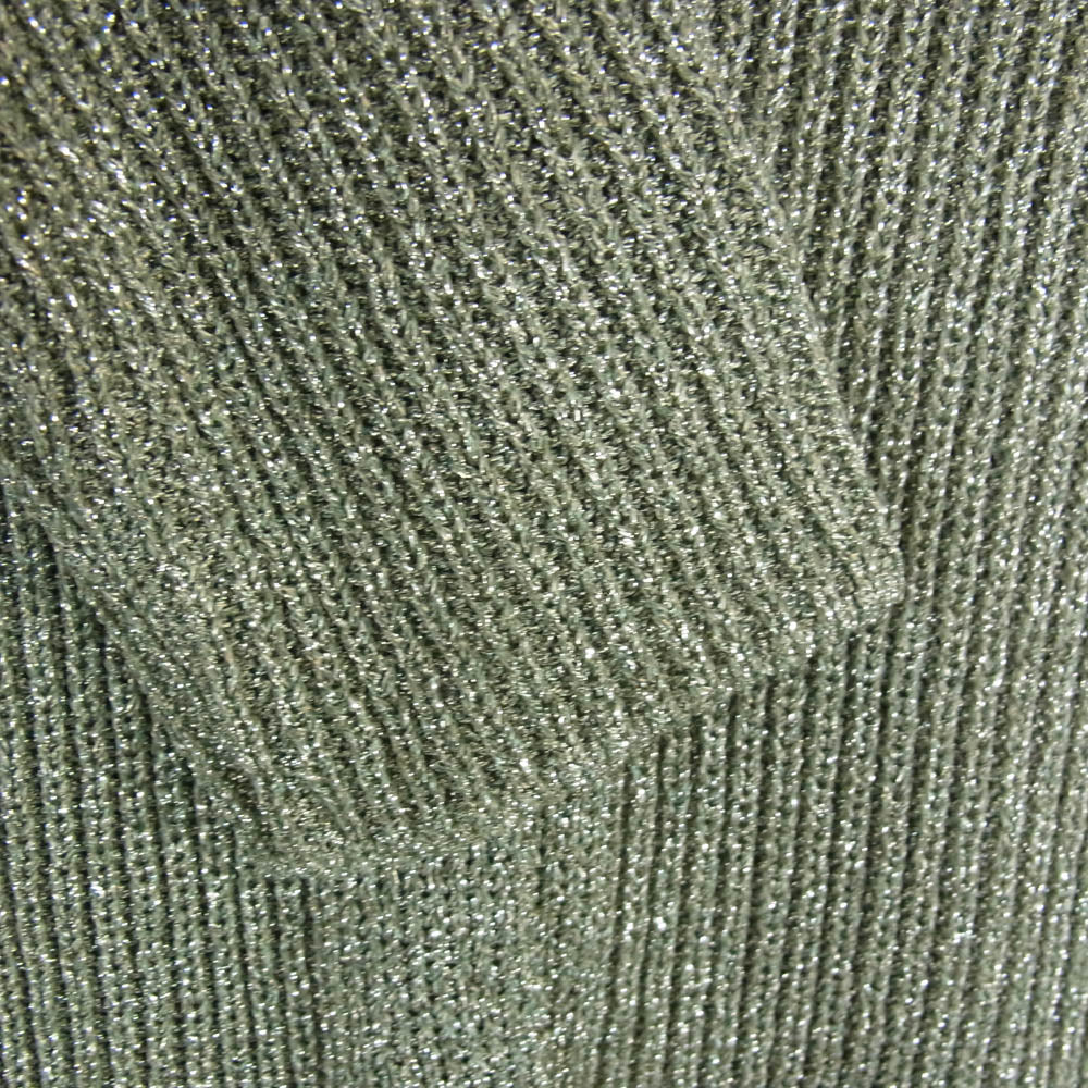 ロクビューティアンドユース RIB SHIRT CARDIGAN リブシャツ カーディガン グリーン系【中古】