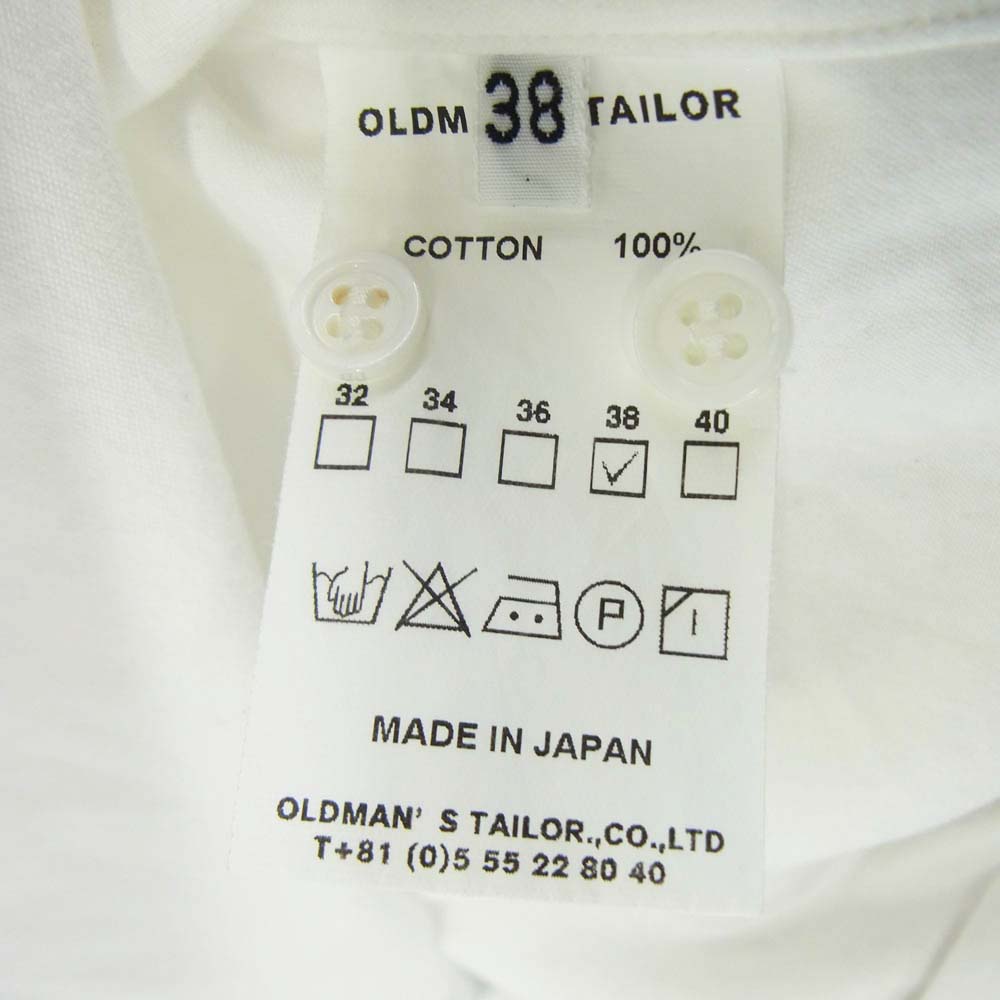 オールドマンズテーラー ホワイトシャツ 長袖シャツ ホワイト系 38【中古】