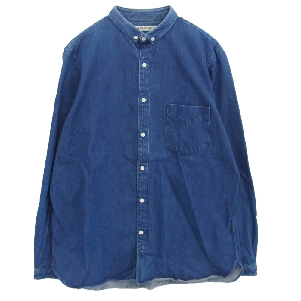 オールドマンズテーラー デニムシャツ 長袖シャツ インディゴブルー系 38【中古】