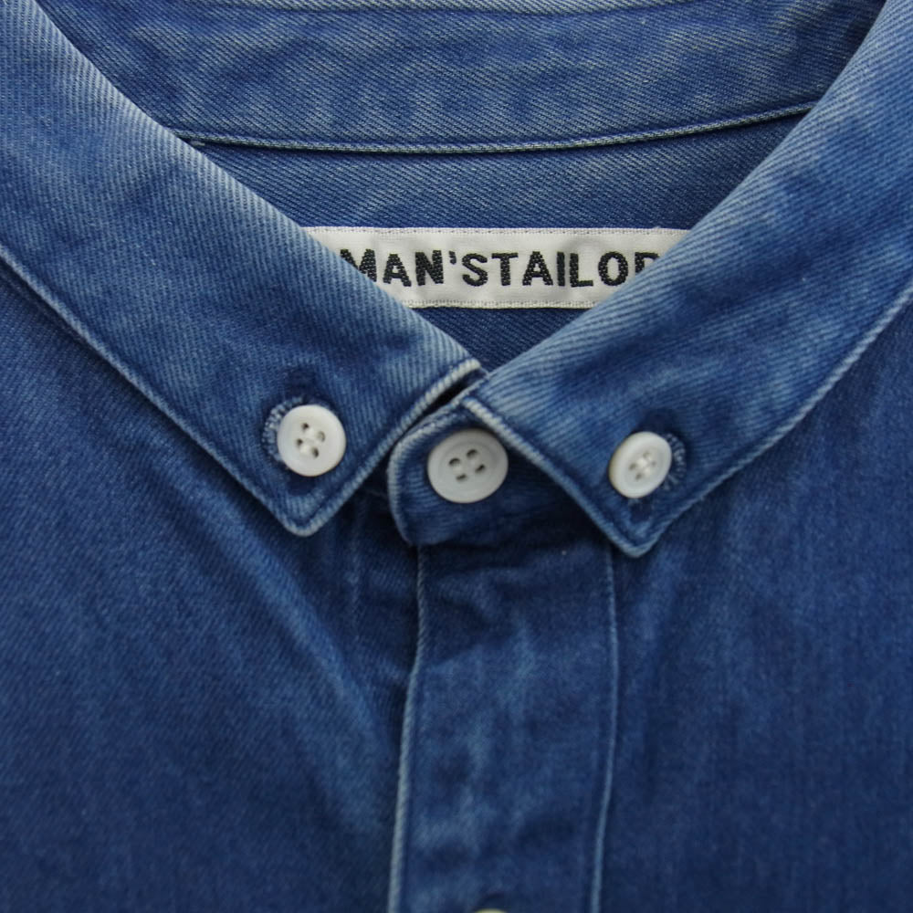 オールドマンズテーラー デニムシャツ 長袖シャツ インディゴブルー系 38【中古】