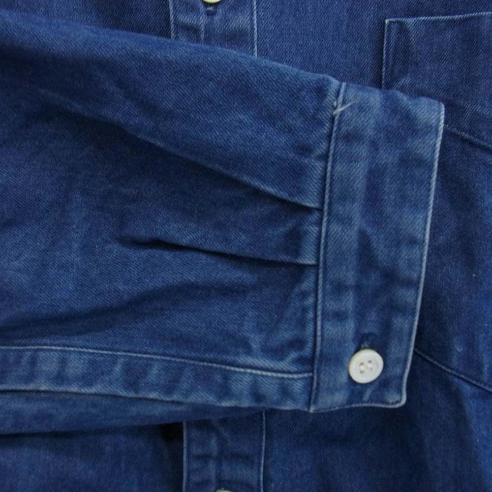 オールドマンズテーラー デニムシャツ 長袖シャツ インディゴブルー系 38【中古】