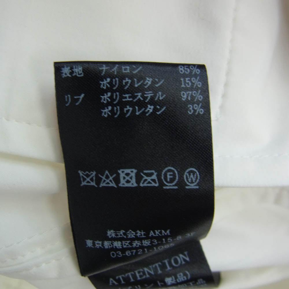 1piu1uguale3 ウノピュウノウグァーレトレ GRP141 NYU098 GOLF ゴルフ RIB PANTS ロゴプリント リブ パンツ ホワイト系 4【中古】