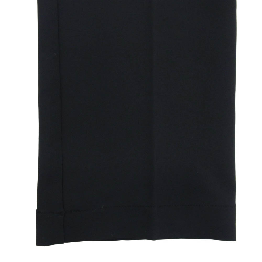 1piu1uguale3 ウノピュウノウグァーレトレ GRP166 POE521 GOLF ゴルフ STORM FLEECE TUCK PANTS ロゴ刺繍 ストレッチ タック パンツ ブラック系 4【中古】