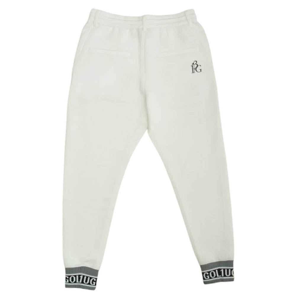 1piu1uguale3 ウノピュウノウグァーレトレ GRP116 POE431 GOLF ゴルフ LOGO RIB EASY PANTS ロゴリブイージーパンツ ホワイト系 4【中古】