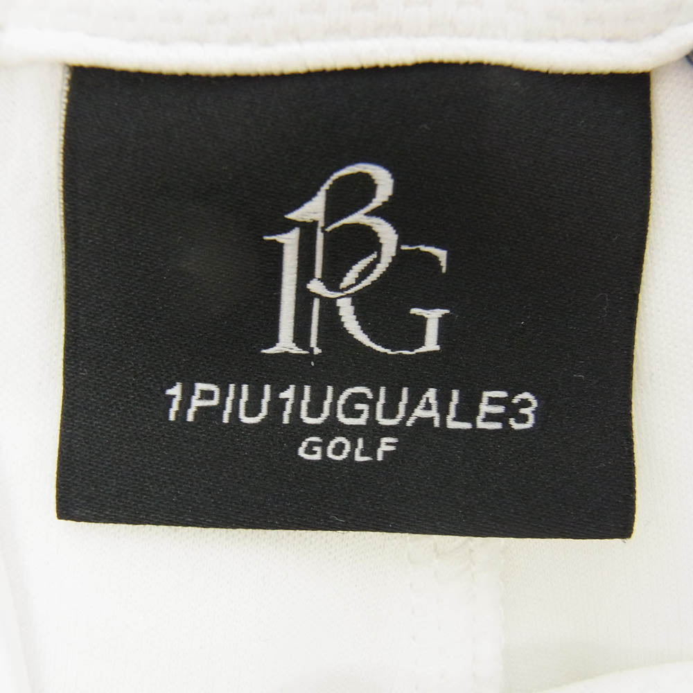 1piu1uguale3 ウノピュウノウグァーレトレ GRP116 POE431 GOLF ゴルフ LOGO RIB EASY PANTS ロゴリブイージーパンツ ホワイト系 4【中古】