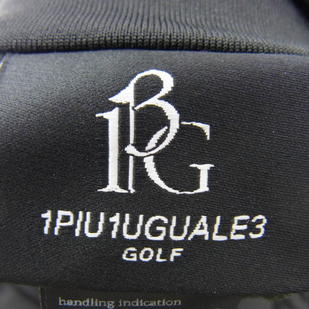 1piu1uguale3 ウノピュウノウグァーレトレ GRG284 NYU072 GOLF ゴルフ MITTENS ミトン型 手袋 グローブ ブラック系 F【美品】【中古】