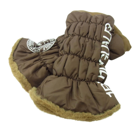 1piu1uguale3 ウノピュウノウグァーレトレ GSG007 POE440 LADIES' 113 GOLF LEG WARMER ゴルフ レッグウェア 手袋 ブラウン系 F【美品】【中古】
