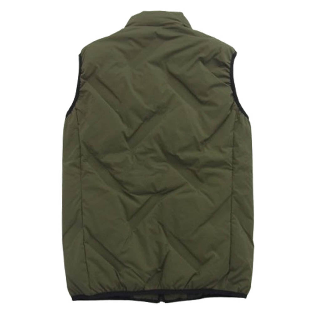 1piu1uguale3 ウノピュウノウグァーレトレ GRB080 NYN050 GOLF ゴルフ DOWN VEST ダウンベスト カーキ系 4【美品】【中古】