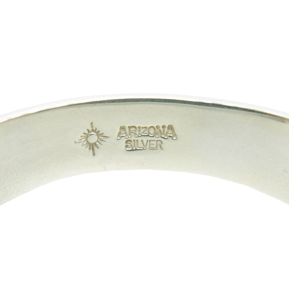 ARIZONA FREEDOM アリゾナフリーダム B-23a 太陽神 唐草 全銀 バングル 10mm シルバー系【中古】
