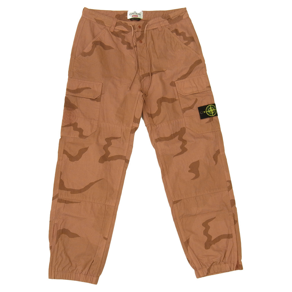 Supreme シュプリーム ストーンアイランド stone island cargo pant camo カモフラ カーゴパンツ オレンジ系 W30【中古】