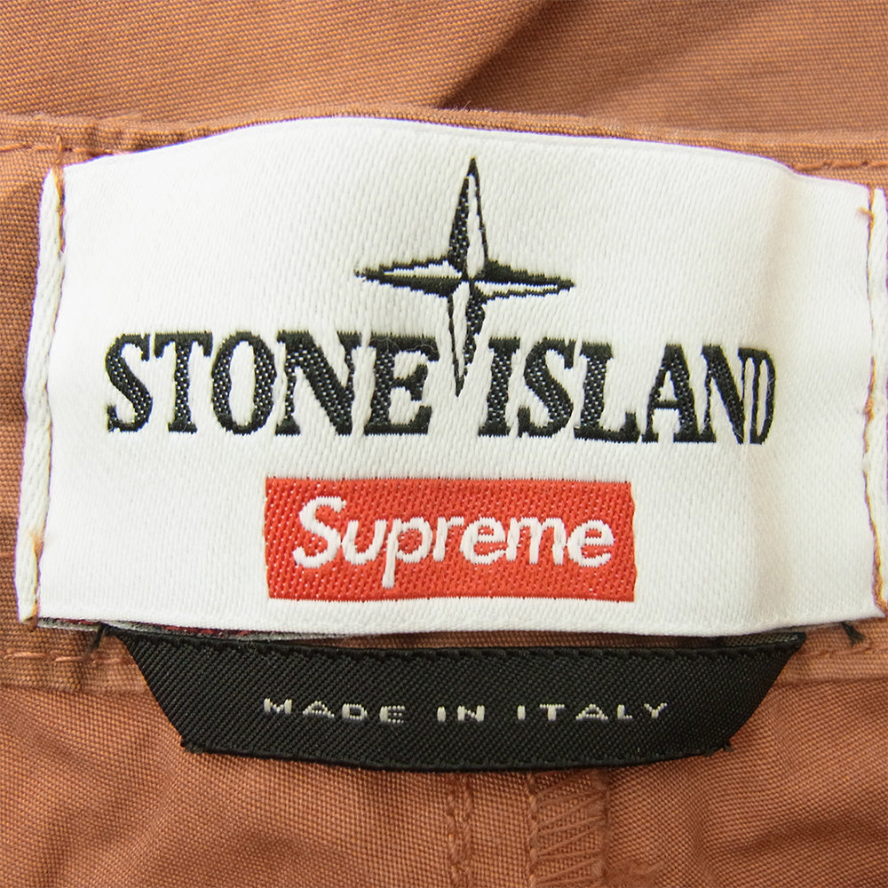 Supreme シュプリーム ストーンアイランド stone island cargo pant camo カモフラ カーゴパンツ オレンジ系 W30【中古】