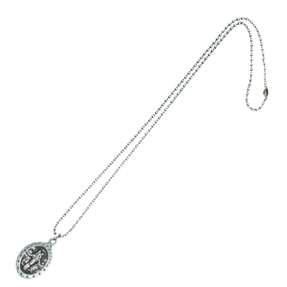 CHROME HEARTS クロムハーツ（原本無） ANGEL MEDAL OVAL オーバル エンジェルメダル ペンダントトップ シルバー系【中古】