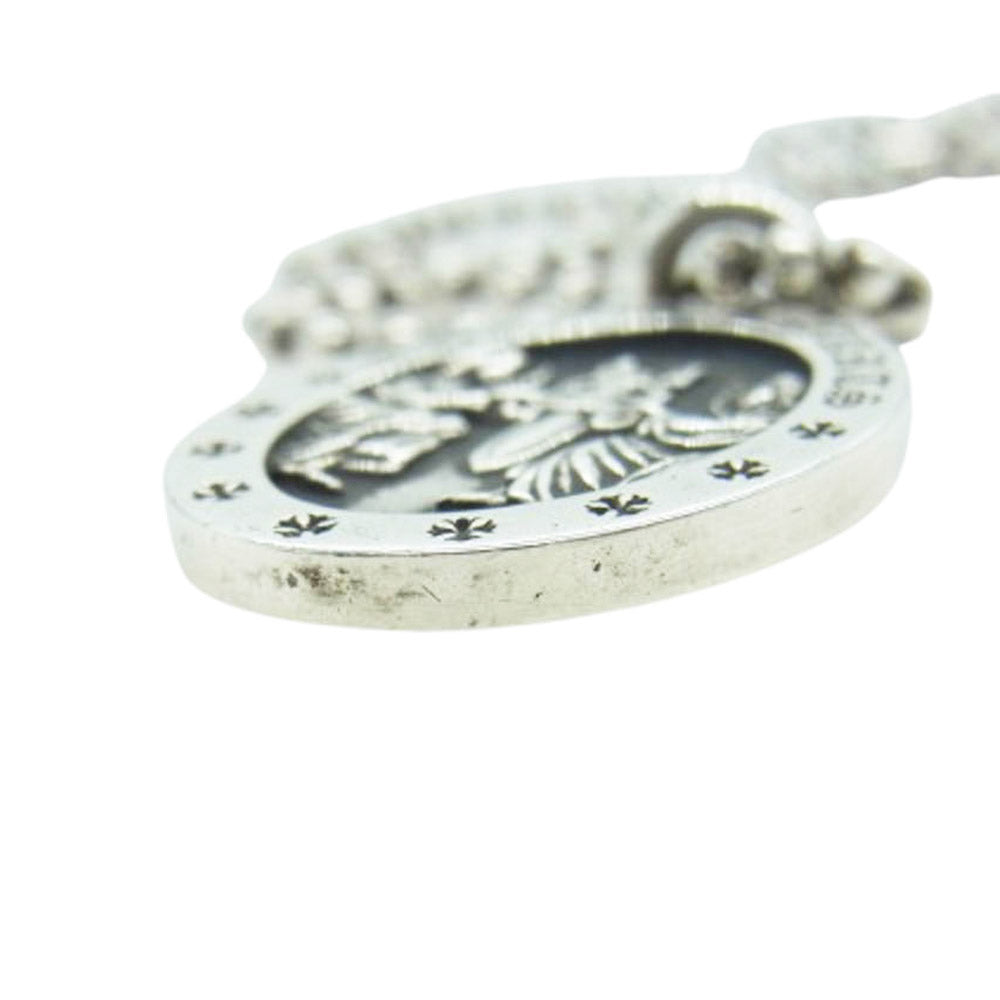 CHROME HEARTS クロムハーツ（原本無） ANGEL MEDAL OVAL オーバル エンジェルメダル ペンダントトップ シルバー系【中古】