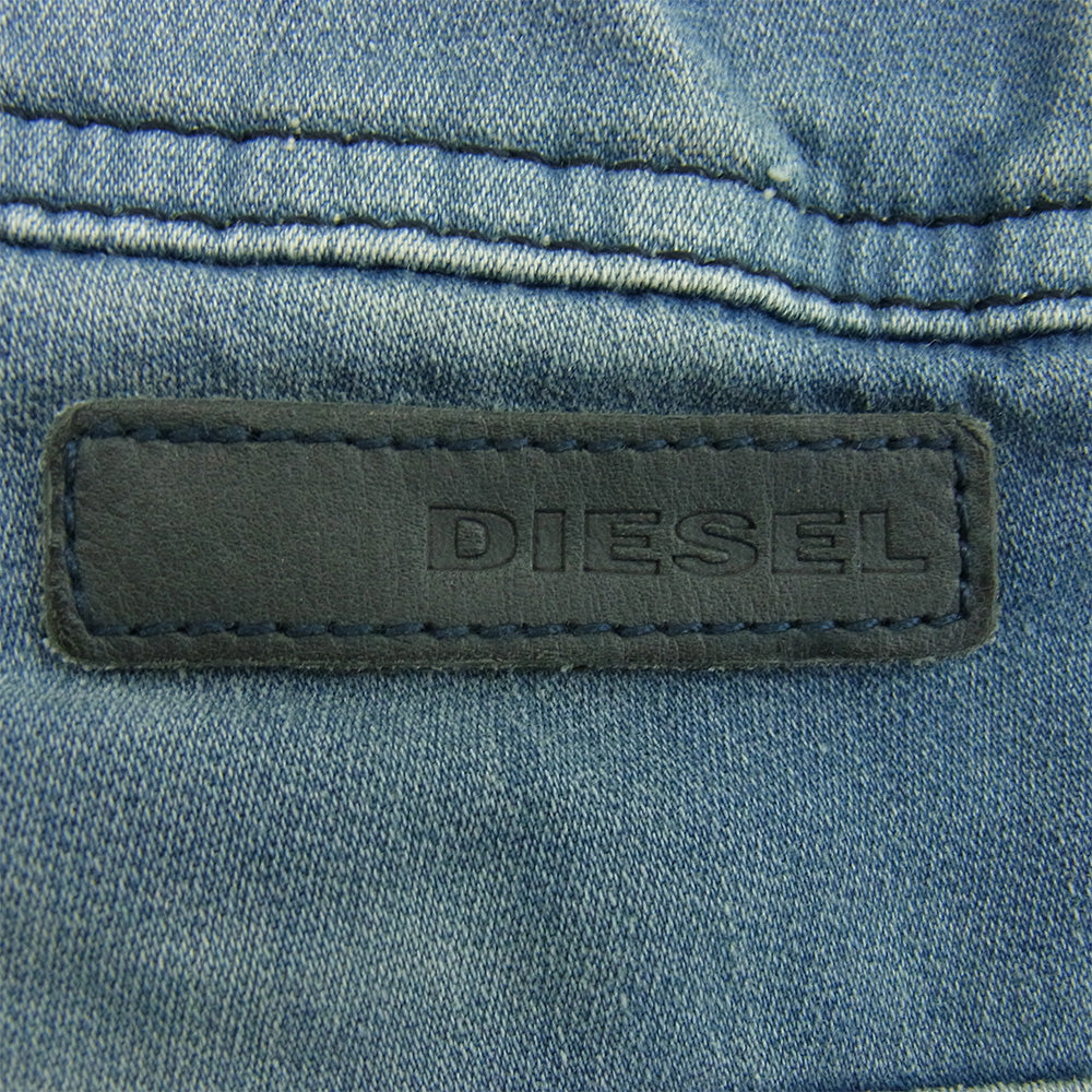 DIESEL ディーゼル KROOLEY イージー ストレッチデニム パンツ インディゴブルー系 28【中古】
