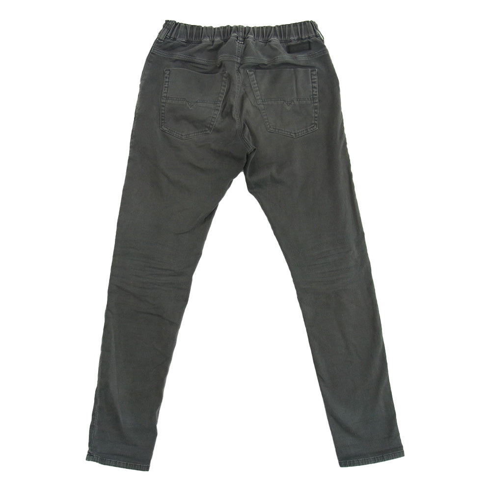 DIESEL ディーゼル KROOLEY-E-NE イージー ストレッチ ブラックデニム パンツ グレー系 28【中古】