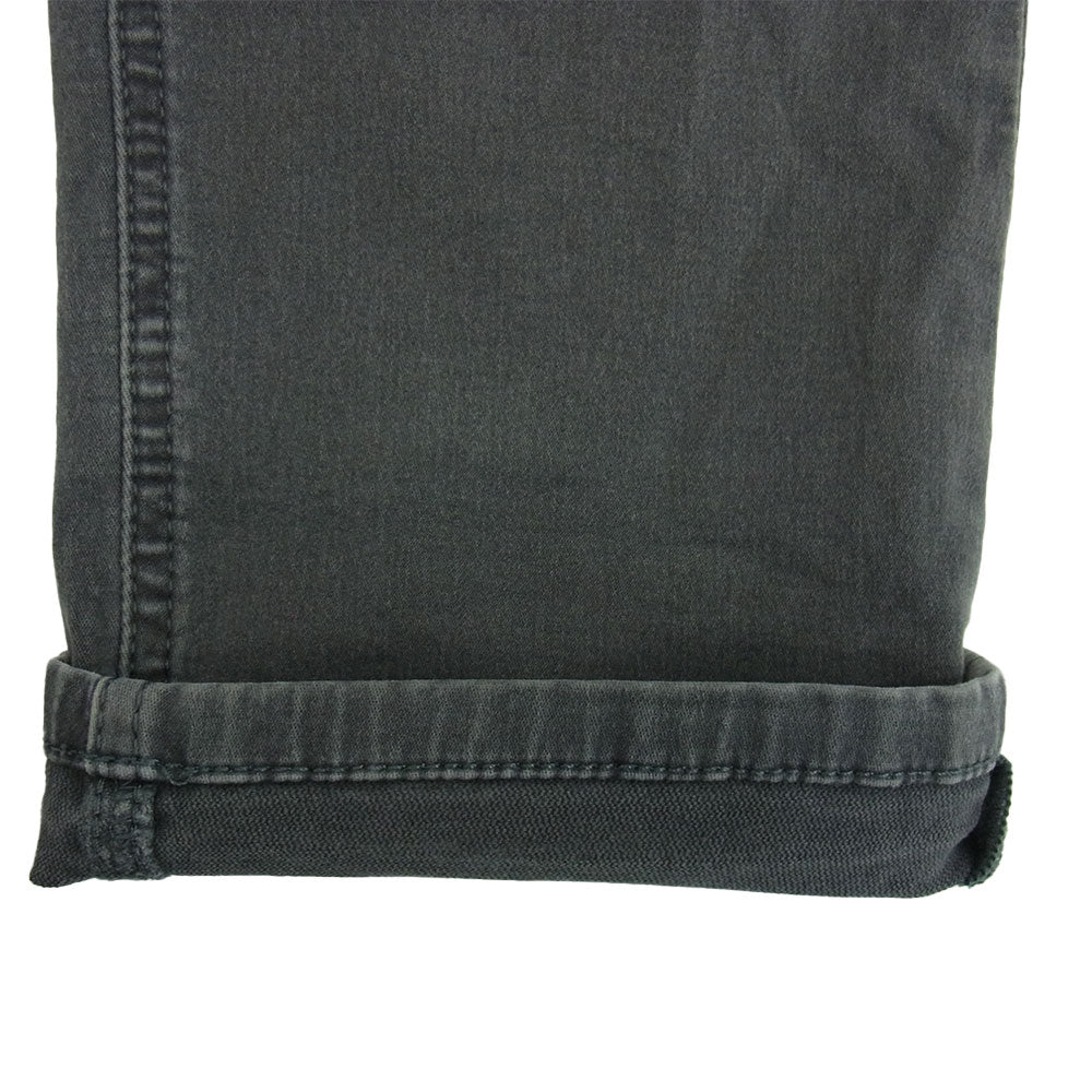 DIESEL ディーゼル KROOLEY-E-NE イージー ストレッチ ブラックデニム パンツ グレー系 28【中古】