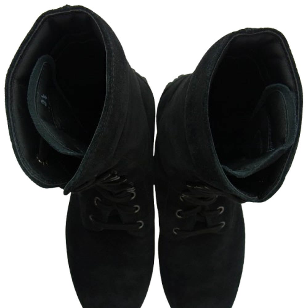 TOD’S トッズ スエード ブーツ ブラック系 26.5cm【中古】