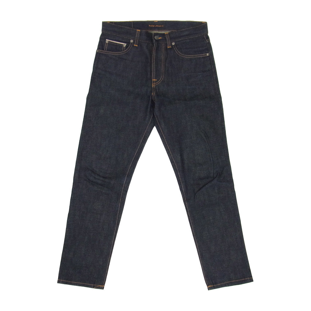 Nudie Jeans ヌーディージーンズ Steady Eddie II ステディーエディーツー レギュラー テーパード ジーンズ デニム パンツ インディゴブルー系 W30【美品】【中古】