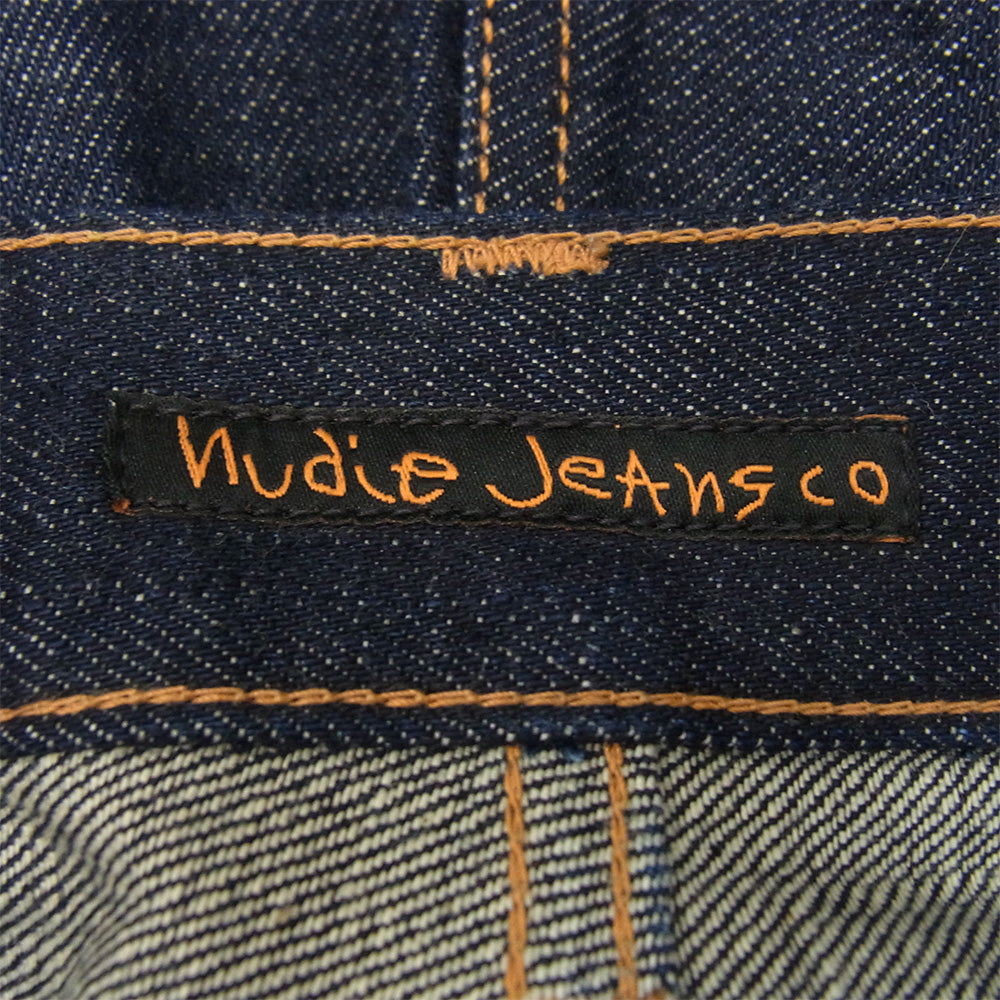 Nudie Jeans ヌーディージーンズ Steady Eddie II ステディーエディーツー レギュラー テーパード ジーンズ デニム パンツ インディゴブルー系 W30【美品】【中古】