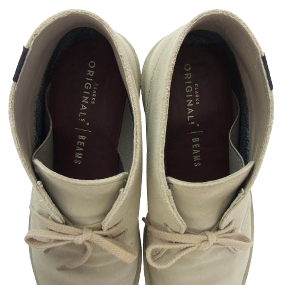 Clarks クラークス 21621 × BEAMS ビームス Desert Boot GTX デザート ブーツ ゴアテックス ベージュ系 27cm【中古】