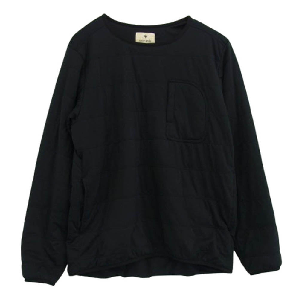snowpeak スノーピーク SW-20AU002 Flexible Insulated Pullover 中綿 プルオーバー ジャケット ブラック系 XL【中古】