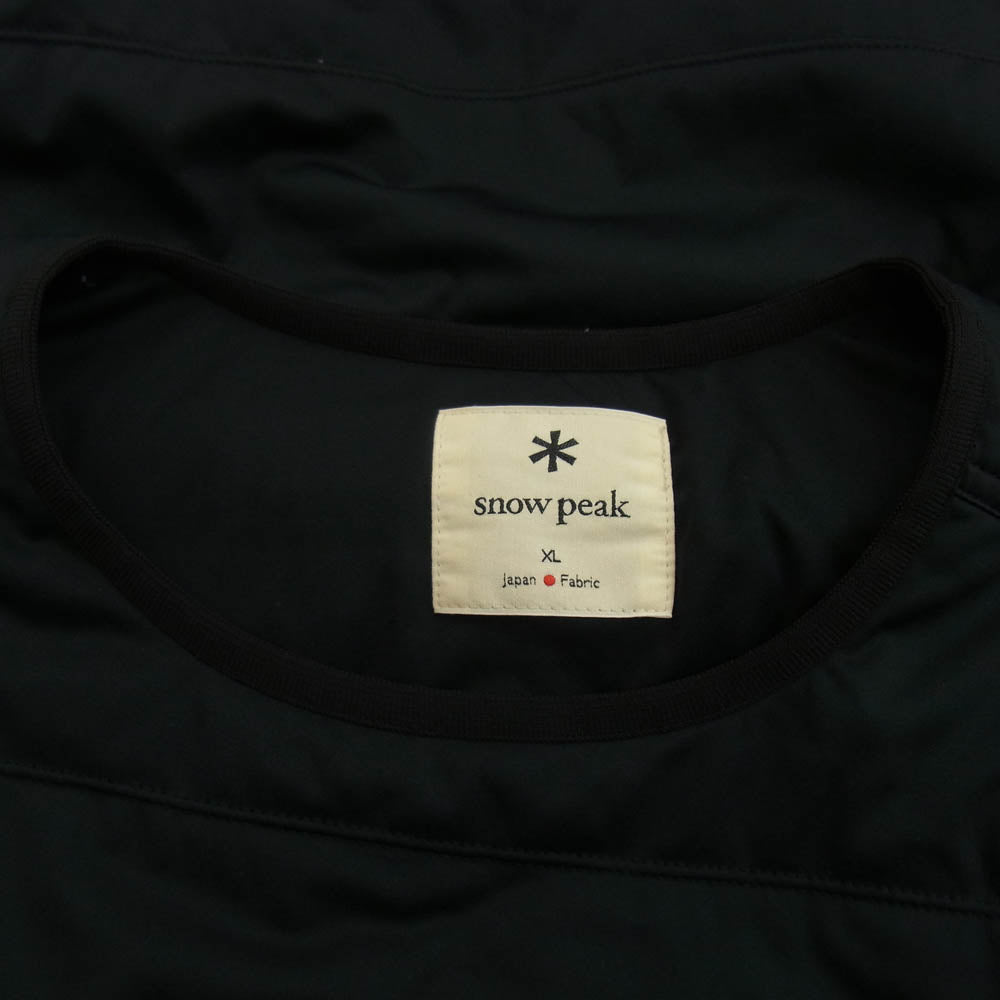 snowpeak スノーピーク SW-20AU002 Flexible Insulated Pullover 中綿 プルオーバー ジャケット ブラック系 XL【中古】