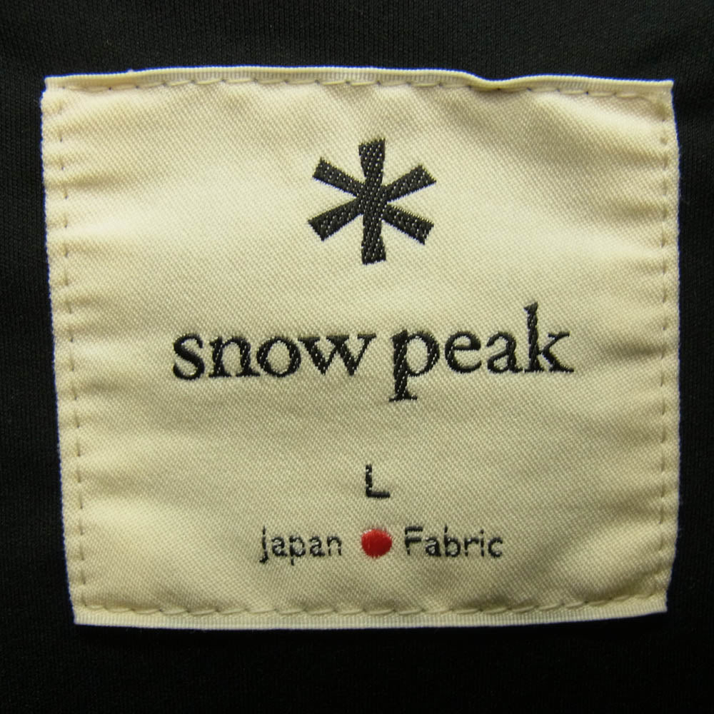snowpeak スノーピーク SW-20AU004 Flexible Insulated TunicPullover 中綿 チュニック プルオーバー ジャケット ブラック系 L【中古】