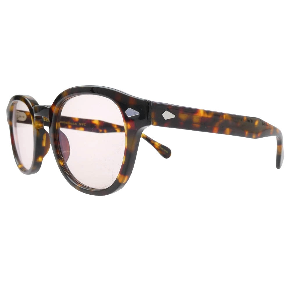 MOSCOT モスコット LEMTOSH レムトッシュ 眼鏡 サングラス アイウエア ブラウン系 49□24-145【中古】