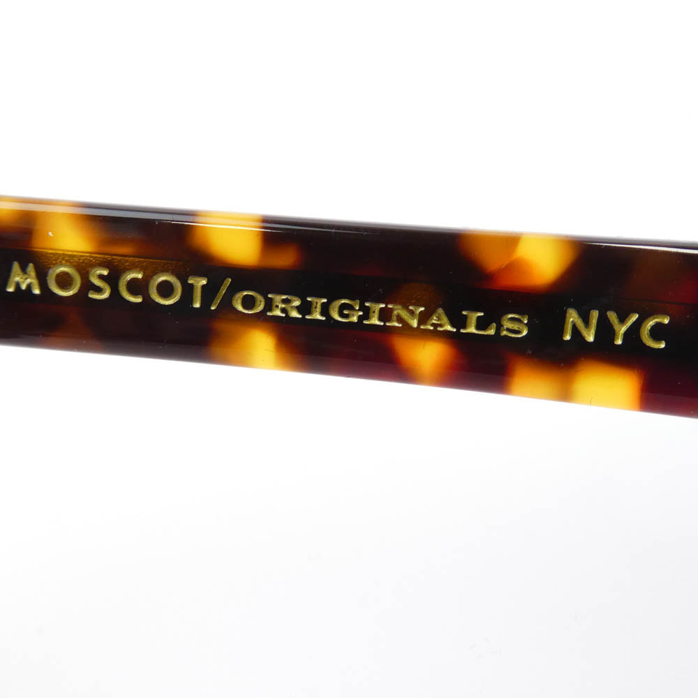 MOSCOT モスコット LEMTOSH レムトッシュ 眼鏡 サングラス アイウエア ブラウン系 49□24-145【中古】