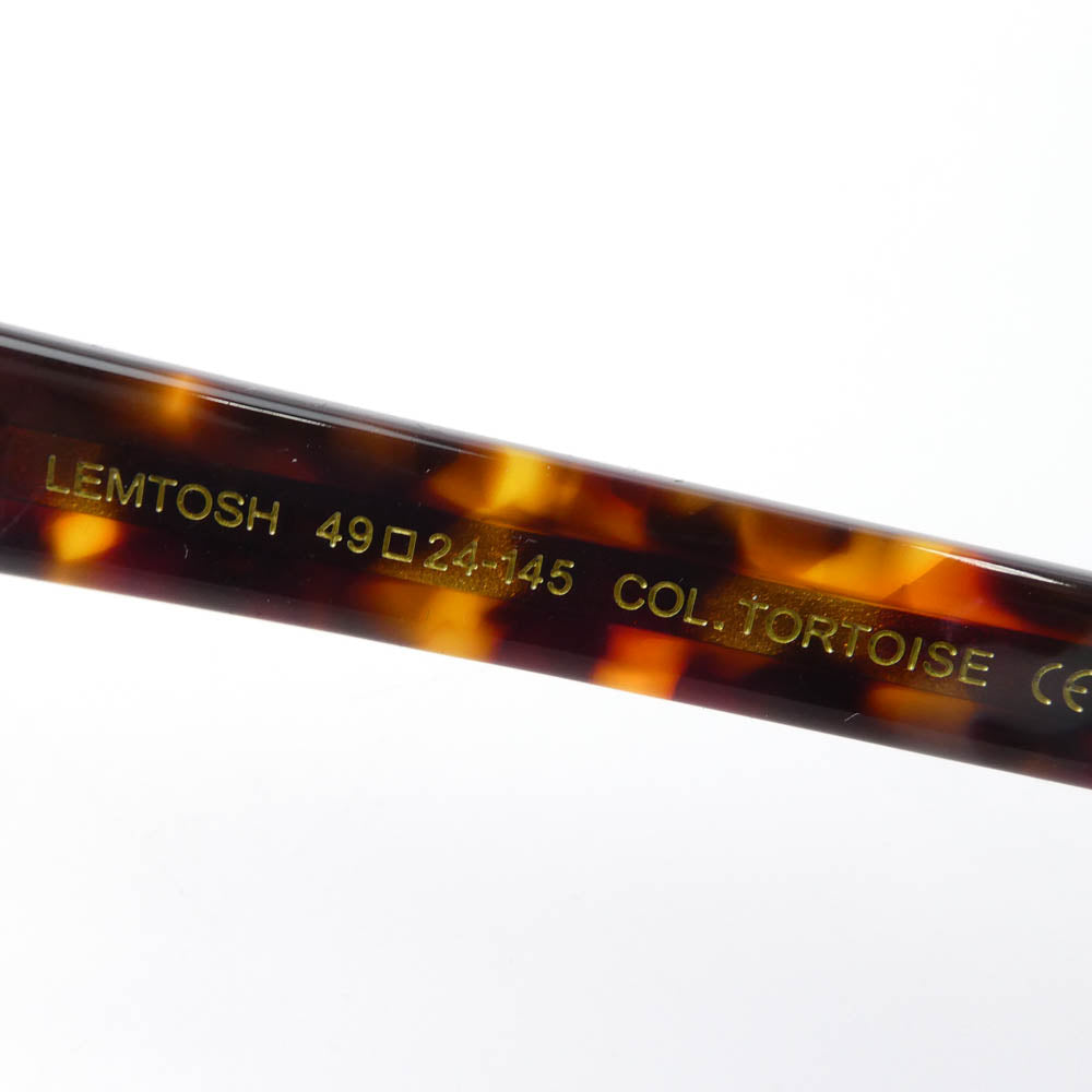 MOSCOT モスコット LEMTOSH レムトッシュ 眼鏡 サングラス アイウエア ブラウン系 49□24-145【中古】
