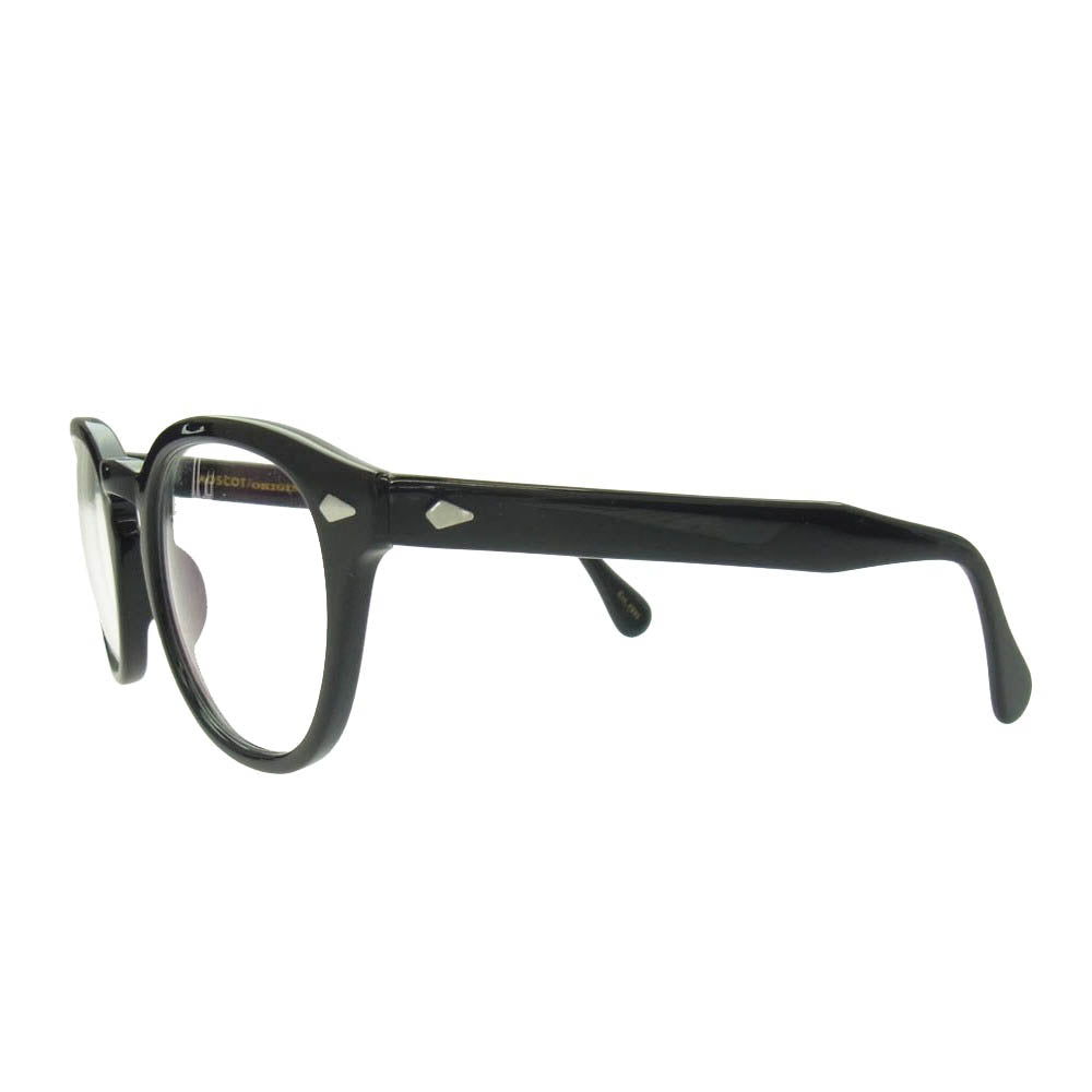 MOSCOT モスコット LEMTOSH レムトッシュ 眼鏡 アイウエア 黒系 ブラック系 52□24-150【中古】