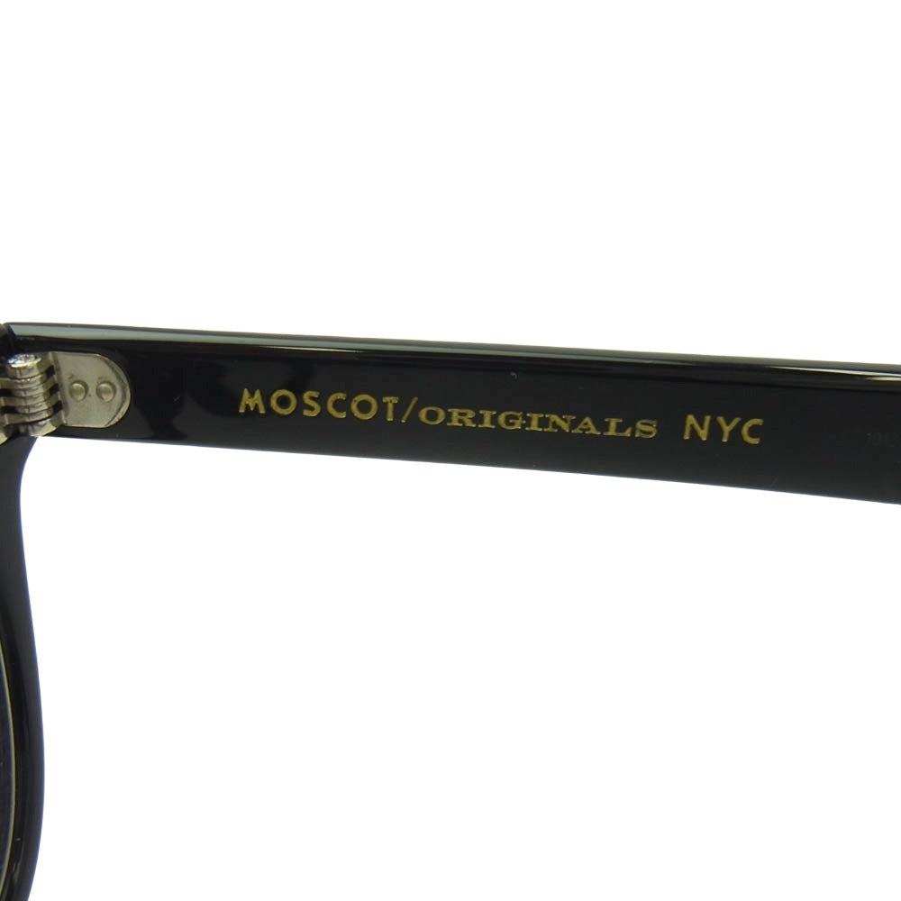 MOSCOT モスコット LEMTOSH レムトッシュ 眼鏡 アイウエア 黒系 ブラック系 52□24-150【中古】