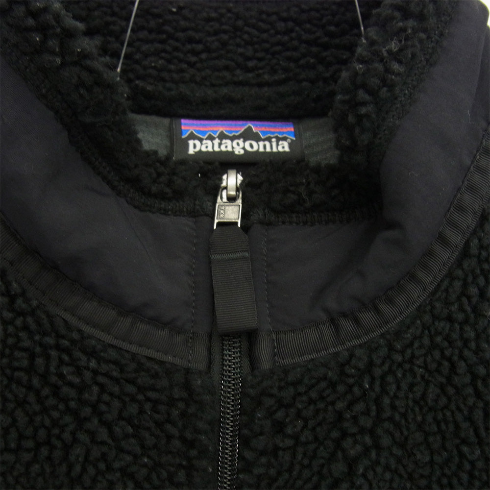 patagonia パタゴニア 19AW 23056 CLASSIC RETRO-X JACKET クラシック レトロX フリース ジャケット オールブラック ブラック系 L【中古】