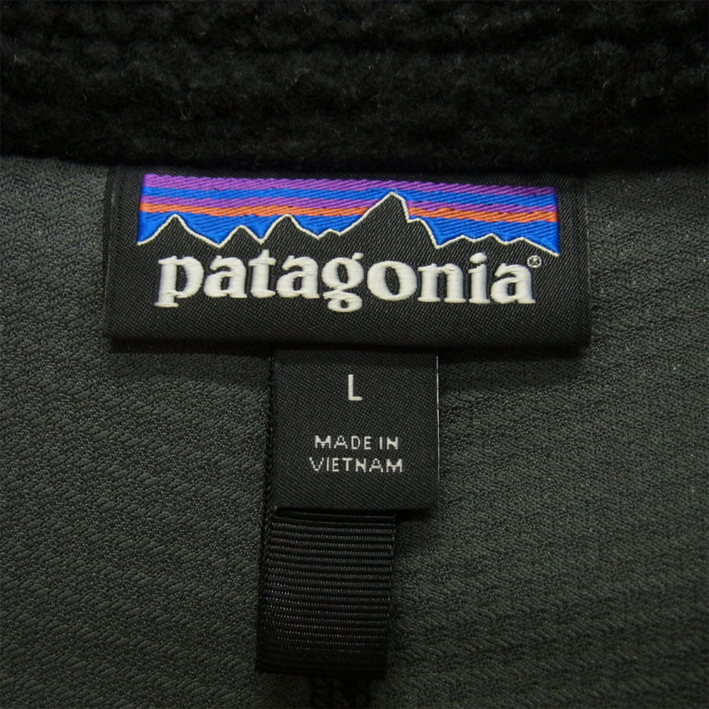 patagonia パタゴニア 19AW 23056 CLASSIC RETRO-X JACKET クラシック レトロX フリース ジャケット オールブラック ブラック系 L【中古】