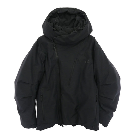 snowpeak スノーピーク NM4010SNPーDW01 ×mountain of moods MM FR Riders Down Jacket 焚火 ダウン ジャケット ダークグレー系 L【中古】
