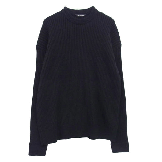 BALENCIAGA バレンシアガ 643035 T1581 ウール ニット ブラック系 XS【中古】