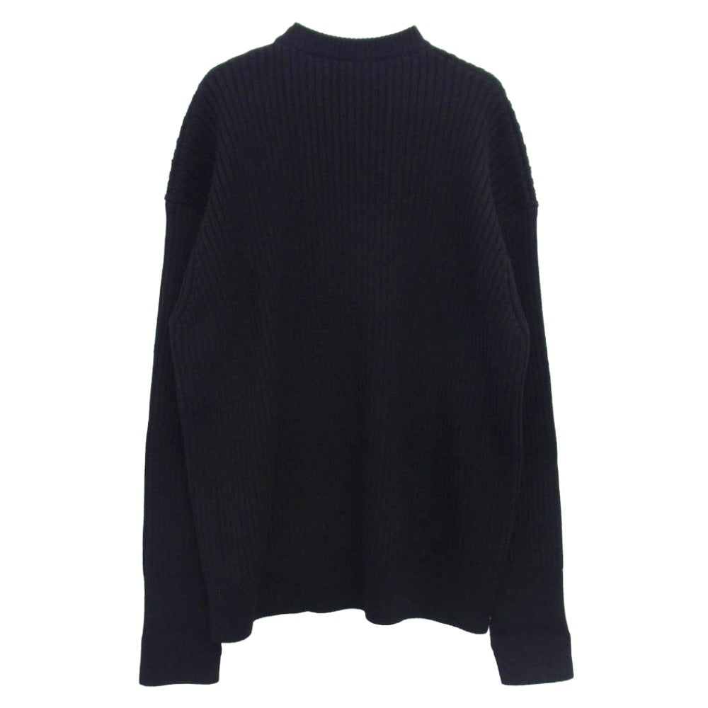 BALENCIAGA バレンシアガ 643035 T1581 ウール ニット ブラック系 XS【中古】