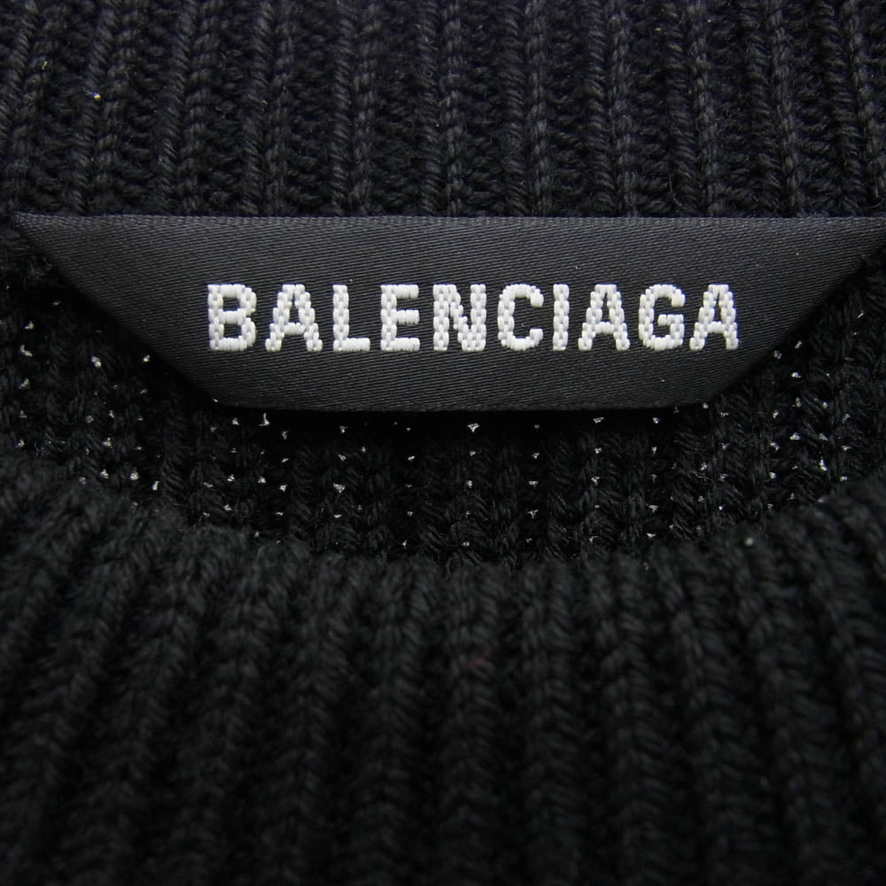 BALENCIAGA バレンシアガ 643035 T1581 ウール ニット ブラック系 XS【中古】