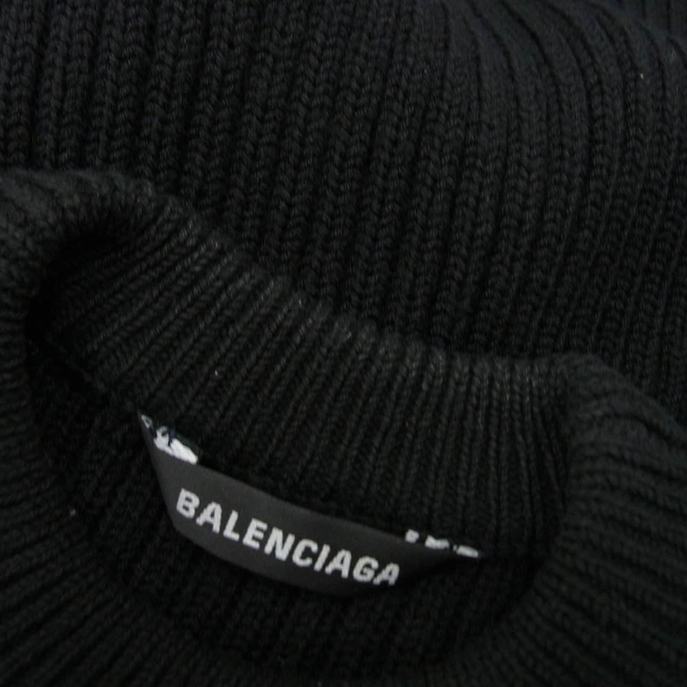 BALENCIAGA バレンシアガ 643035 T1581 ウール ニット ブラック系 XS【中古】
