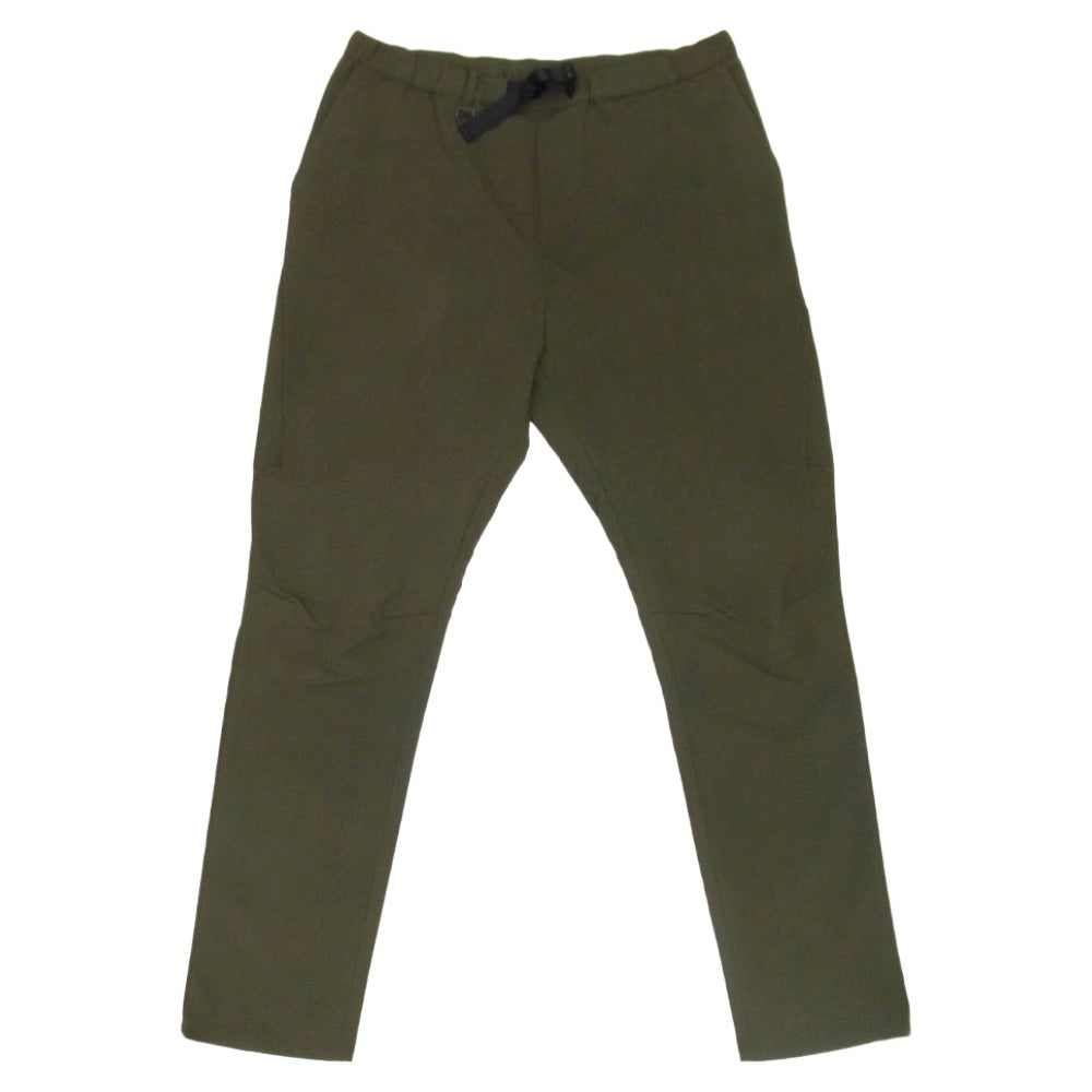 エイチアイピー バイ ソリード MSH20S5016 ウェービングベルト ロゴ ナイロン イージーパンツ ジョガーパンツ モスグリーン系 04【中古】