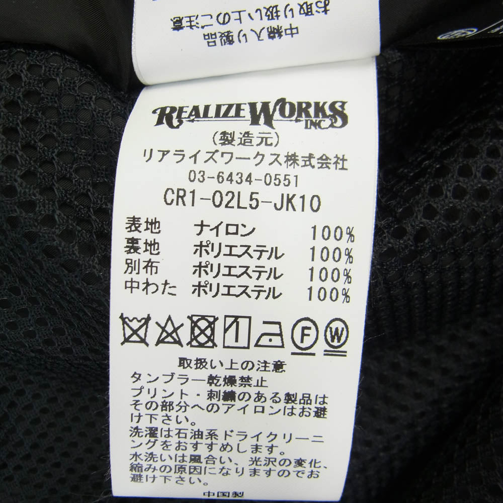 CRIMIE クライミー CR1-02L5-JK10 3LAYER MOUNTAIN PARKA HIGH TECH THINSULATE DOWN JACKET マウンテン パーカ 止水ジップ ジャケット ブラック系 M【美品】【中古】