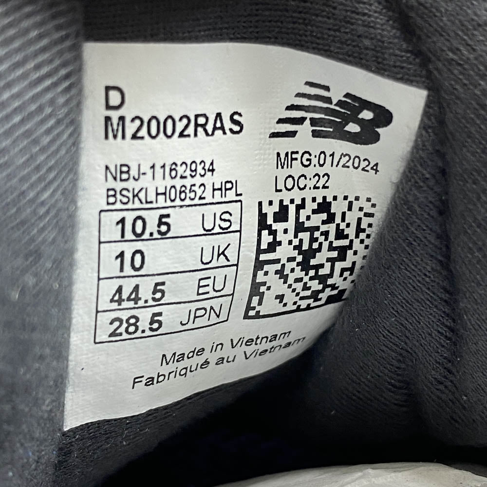 NEW BALANCE ニューバランス M2002RAS × Safari Exclusive 2002R Navy サファリ別注 ネイビー ローカット スニーカー ネイビー系 28.5cm【新古品】【未使用】【中古】