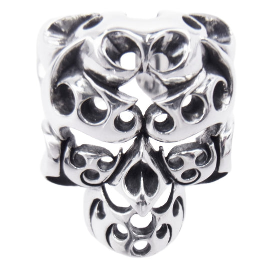 TENDERLOIN テンダーロイン 【新品仕上加工済】T-SKULL BORNEO RING ボルネオ スカル リング シルバー系 19号【美品】【中古】