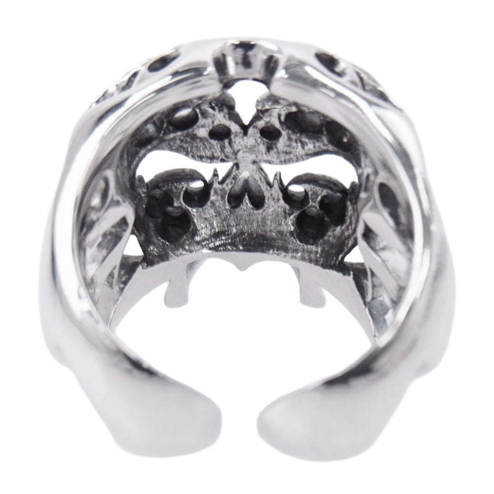 TENDERLOIN テンダーロイン 【新品仕上加工済】T-SKULL BORNEO RING ボルネオ スカル リング シルバー系 19号【美品】【中古】