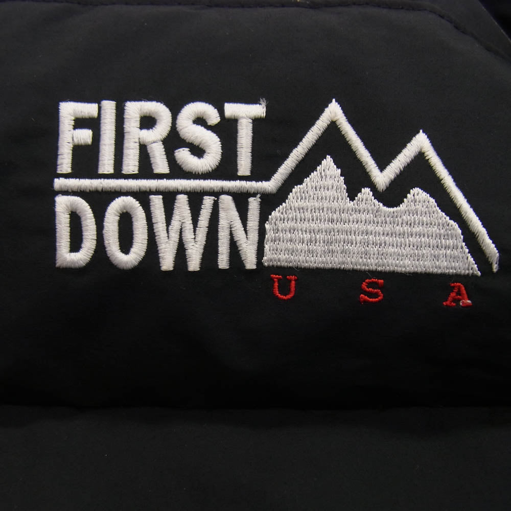 ファーストダウン 642500C リバーシブル ダウン ジャケット カーキ系 M【中古】